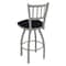 Holland Bar Stool Co 30" Swivel Bar Stool, Nickel Finish, Canter Twilight Seat 81030AN002 - alternate 2